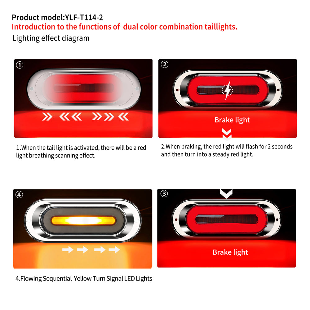 T114-LED 二色テールライト