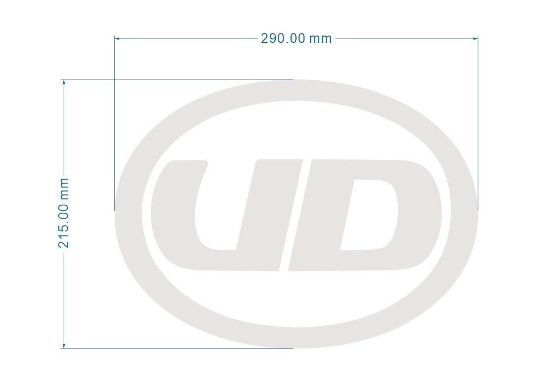 UD logo (高さ215mm×長さ290mm)