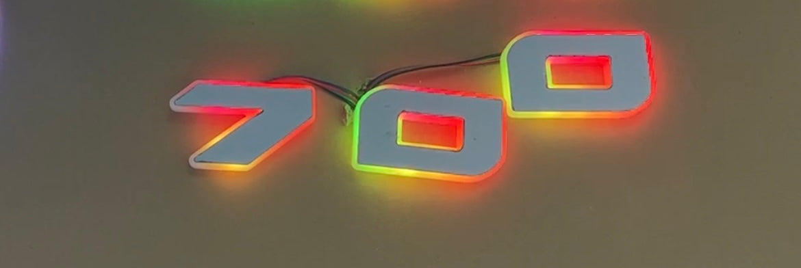 HINO700デジタル発光