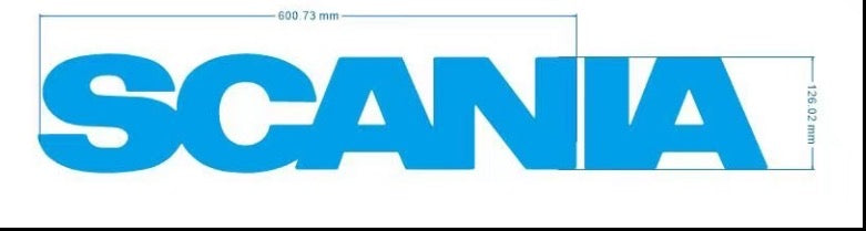 SCANIA+SUPER正面から光る(厚さ2.5cm)