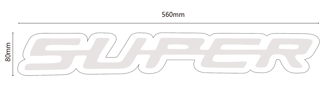 SCANIA+SUPER正面から光る(厚さ2.5cm）